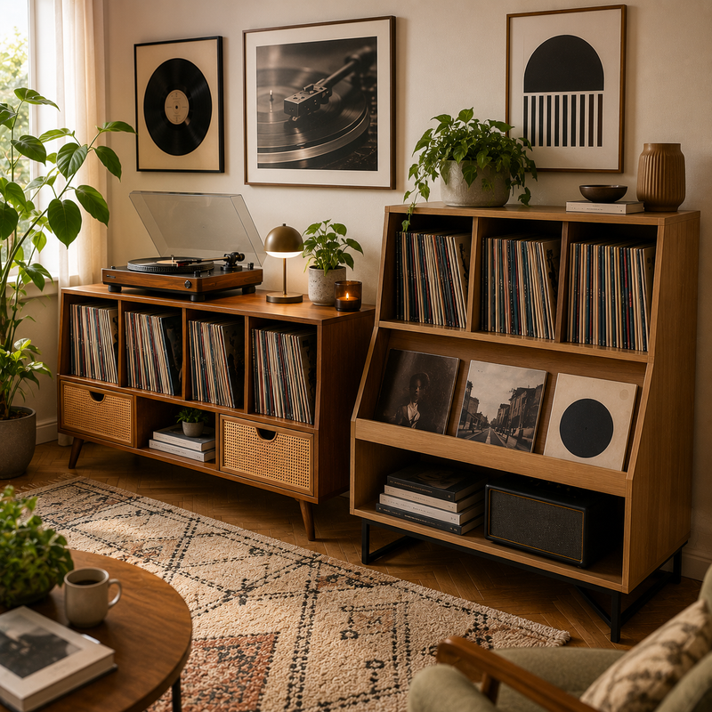 Meuble rangement vinyle