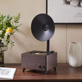 Gramophone Moderne Compact - Bluetooth - Bois fonce | Kaddanse