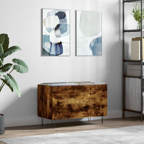 Console a Vinyles Chene Fume | Kaddanse