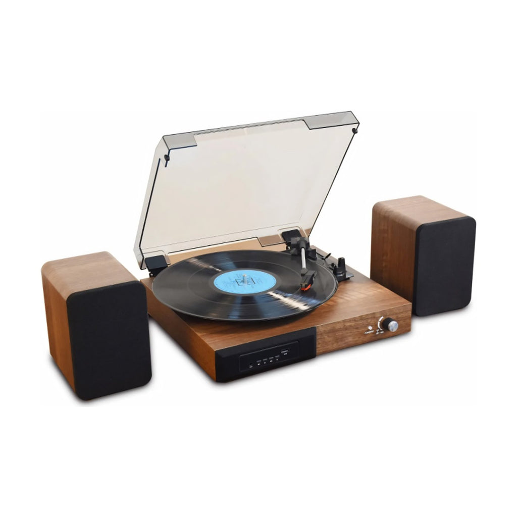 Platine Vinyle à Arrêt Automatique Marron | Kaddanse