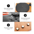 Platine Vinyle Bluetooth avec 2 Haut-parleurs — vue 4 | Kaddanse