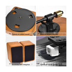 Platine Vinyle Bluetooth avec 2 Haut-parleurs — vue 6 | Kaddanse