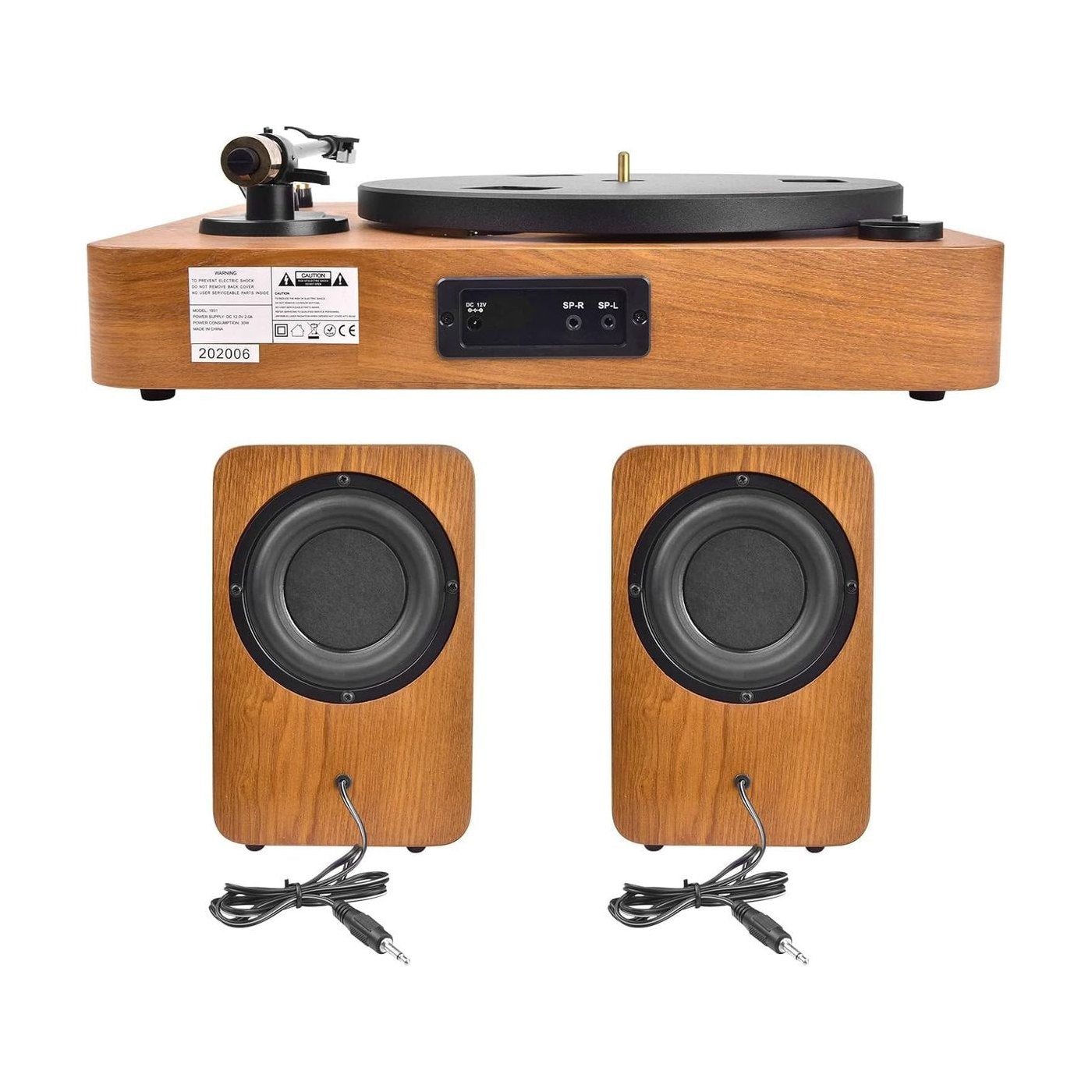 Platine Vinyle Bluetooth avec 2 Haut-parleurs — vue 7 | Kaddanse