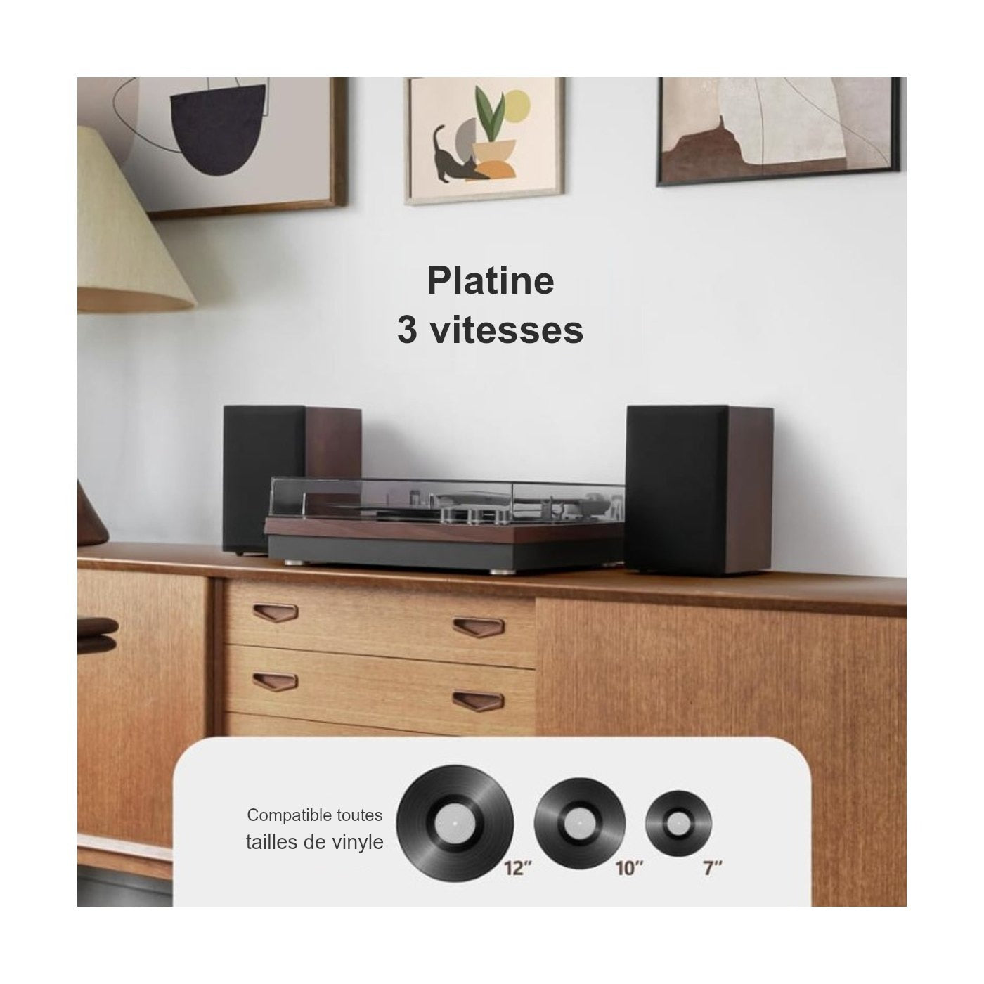 Platine Vinyle Et Enceinte — vue 3 | Kaddanse