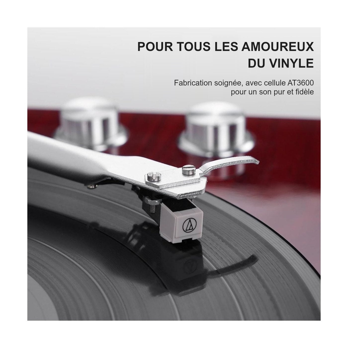 Platine Vinyle Style Vintage — vue 4 | Kaddanse