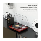 Platine Vinyle Style Vintage — vue 6 | Kaddanse