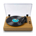 Platine Vinyle Vintage Bluetooth Marron | Kaddanse