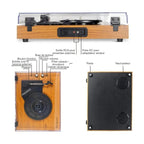 Platine Vinyle Vintage Bluetooth — vue 3 | Kaddanse
