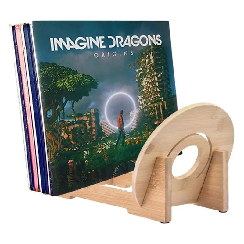 Rack vinyle A-frame en bois | Kaddanse