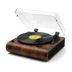 Platine Vinyle Radio Vintage en Bois | Kaddanse