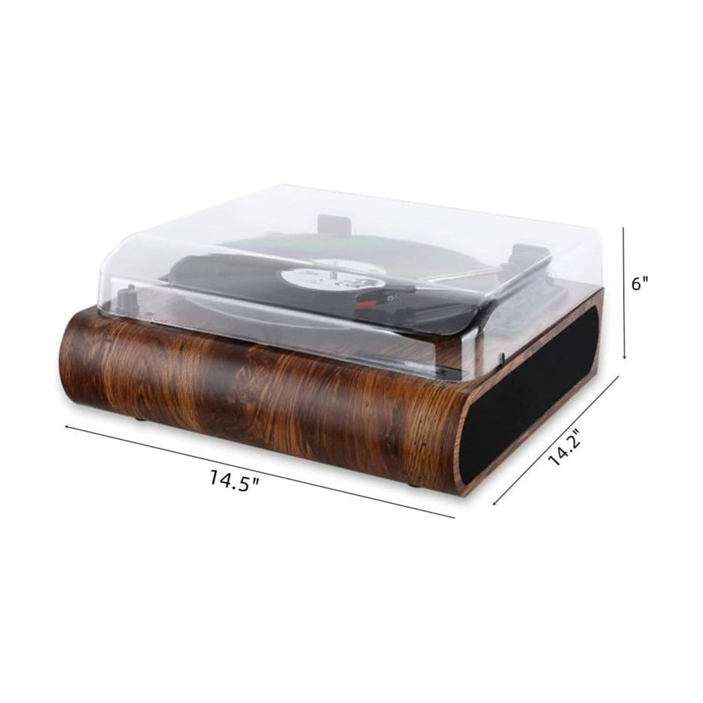 Platine Vinyle Radio Vintage en Bois — vue 4 | Kaddanse