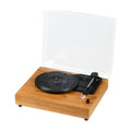 Platine Vinyle Vintage Son 360° Bois clair | Kaddanse