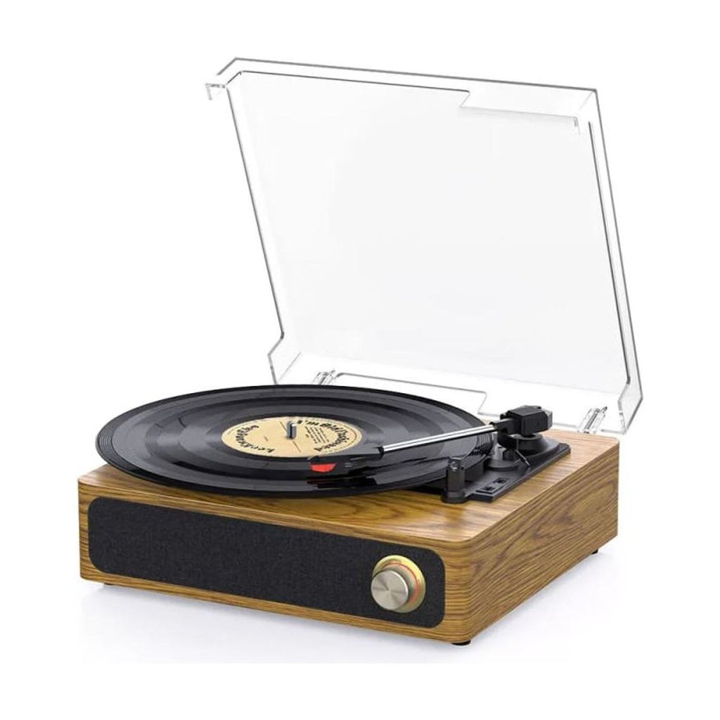 Platine Vinyle Vintage 3 Vitesses Socle Bois — vue 2 | Kaddanse