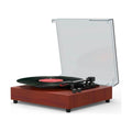 Platine Vinyle Vintage Enceinte Intégrée Rouge | Kaddanse