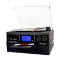 Platine Vinyle Vintage Tout-en-Un CD Noir | Kaddanse