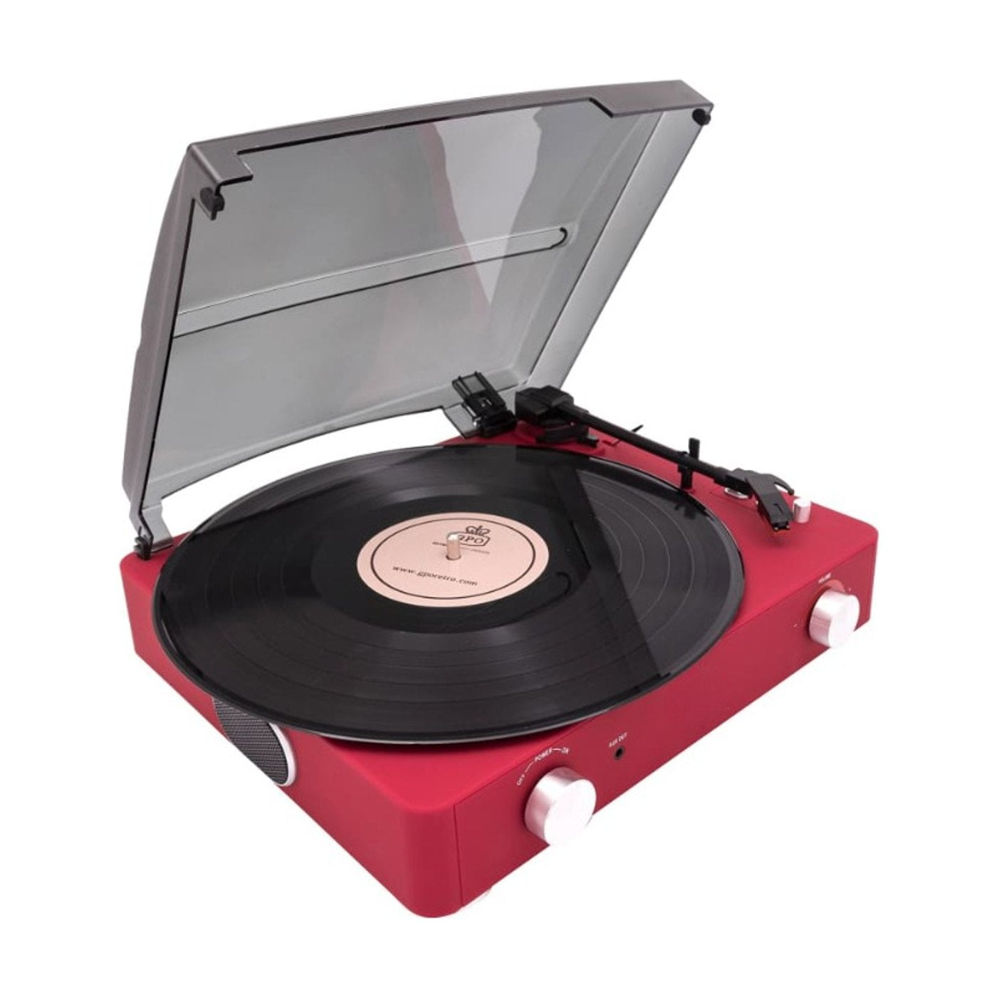 Platine Vinyle Compact MP3 Rouge | Kaddanse