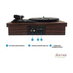Platine Vinyle Salon Socle Bois — vue 4 | Kaddanse