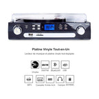 Platine Vinyle Radio Vintage Multiformat — vue 2 | Kaddanse