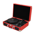 Platine Vinyle Valise Rouge Rétro | Kaddanse