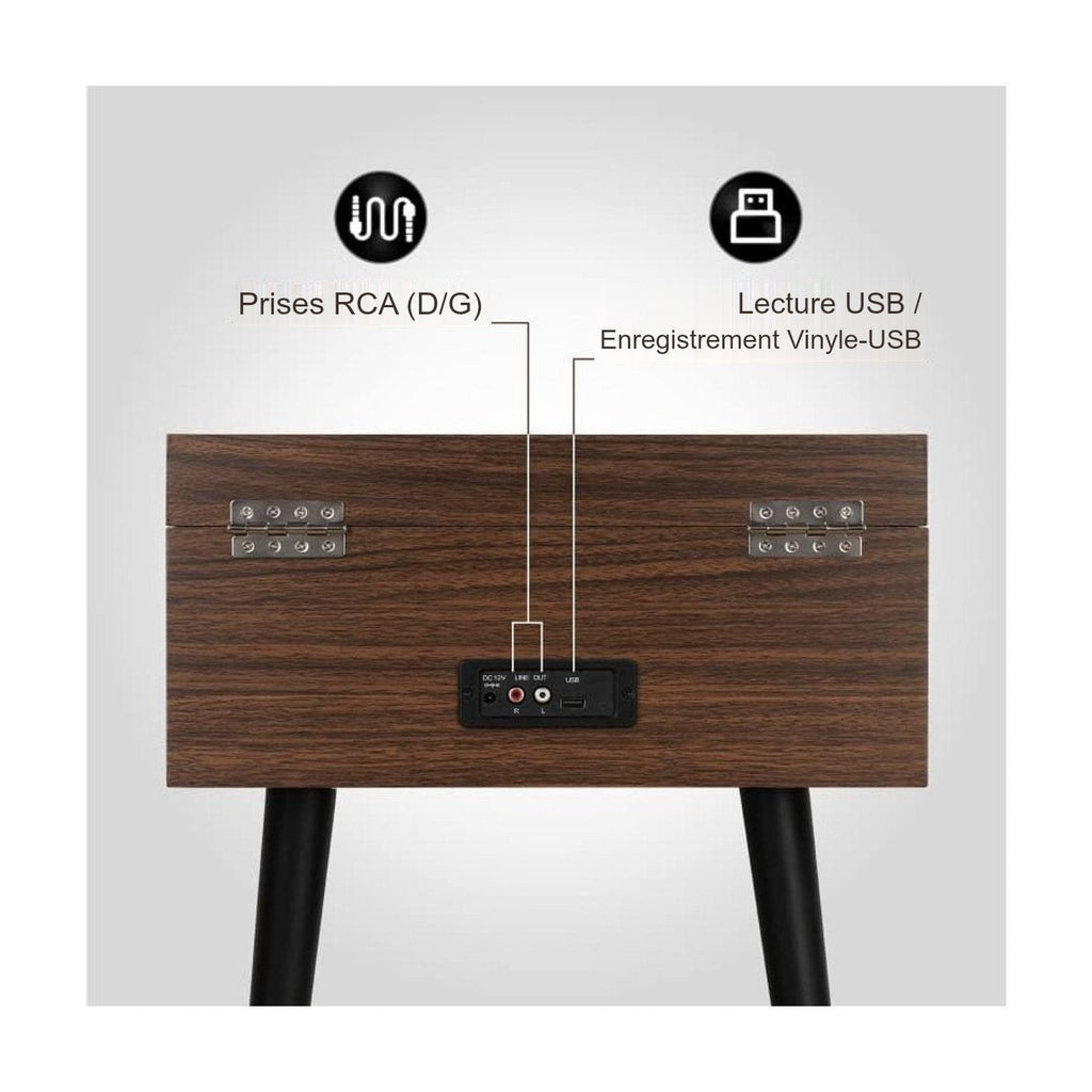 Platine Vinyle sur Pied Vintage — vue 5 | Kaddanse