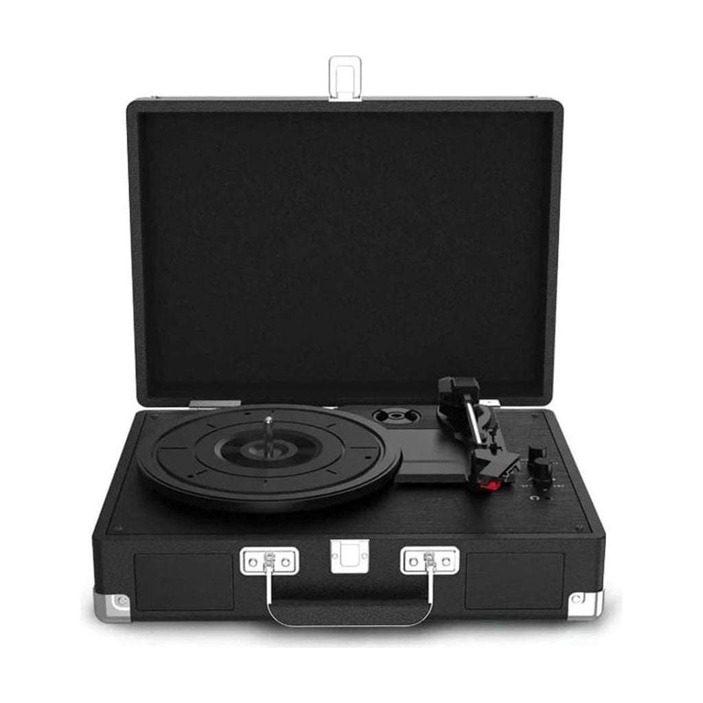 Platine Vinyle Valise Noire Portable Bluetooth | Kaddanse