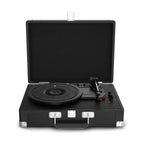 Platine Vinyle Valise Noire Portable Bluetooth | Kaddanse