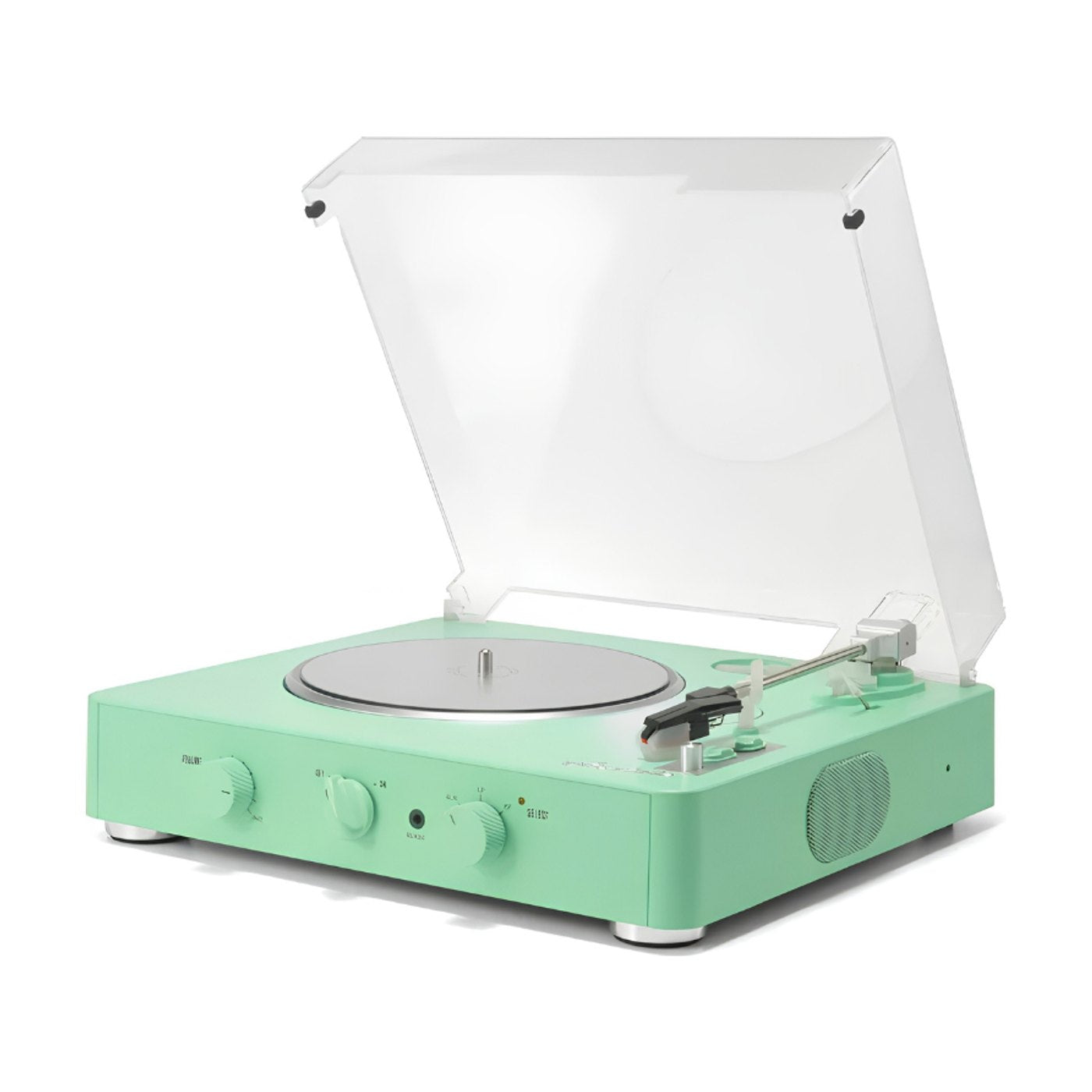 Platine Vinyle Vintage 3 Vitesses Bluetooth Vert | Kaddanse