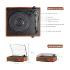 Platine Vinyle Vintage à Enceintes — vue 5 | Kaddanse
