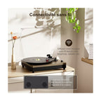 Platine Vinyle Vintage Effet Bois — vue 4 | Kaddanse