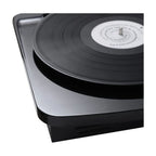 Platine Vinyle Coffret Bois Noir avec Enceinte — vue 2 | Kaddanse