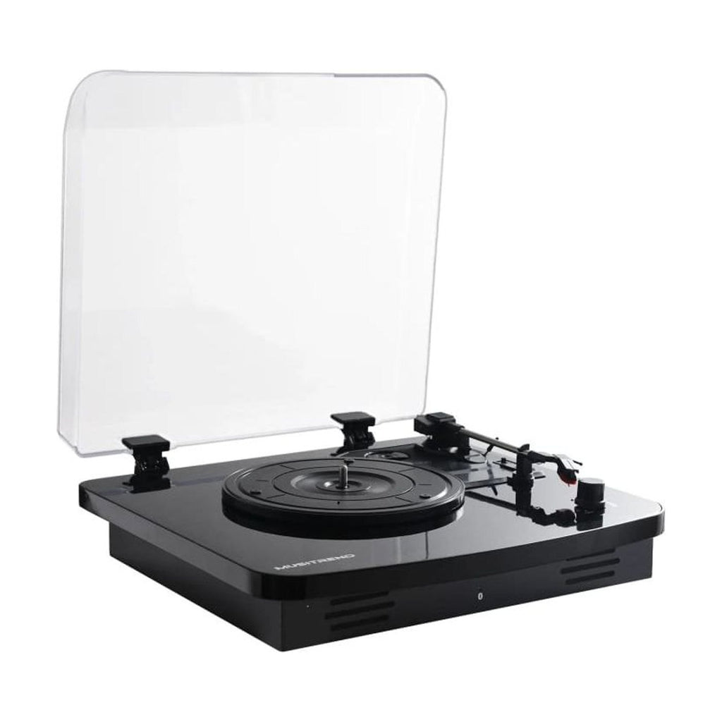 Platine Vinyle Coffret Bois Noir avec Enceinte — vue 5 | Kaddanse