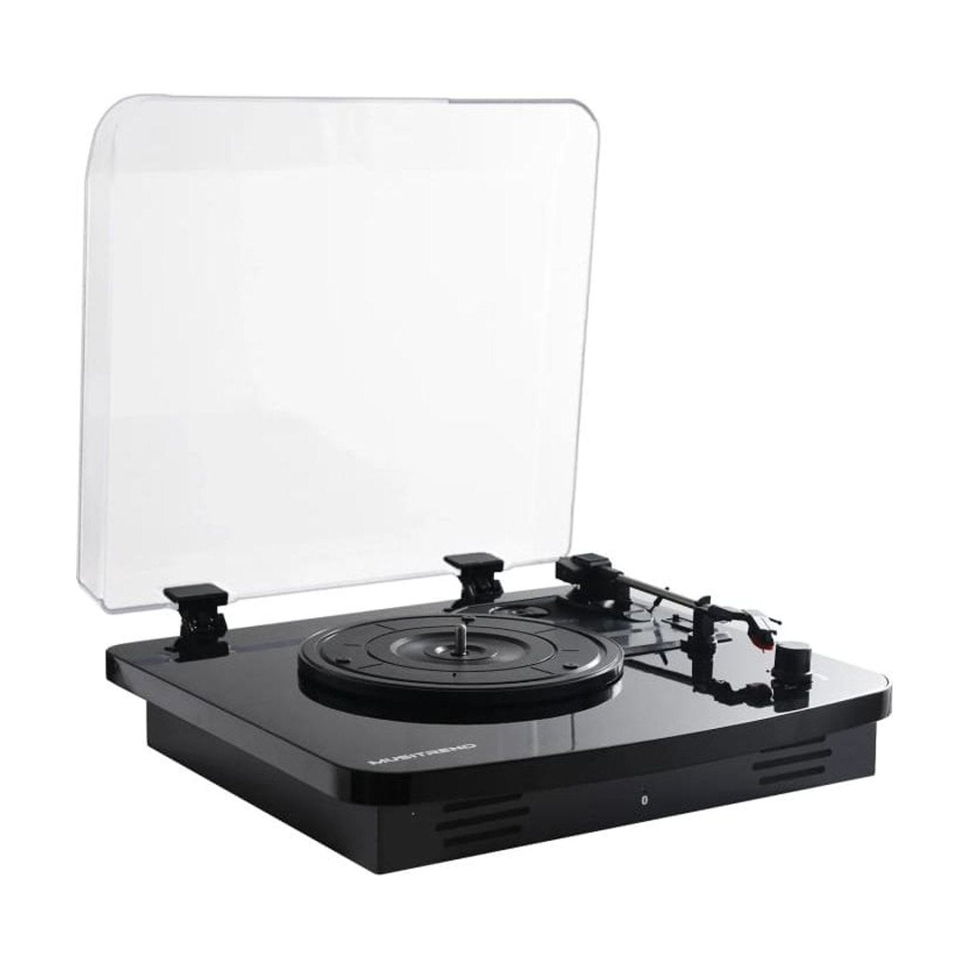 Platine Vinyle Coffret Bois Noir avec Enceinte — vue 5 | Kaddanse