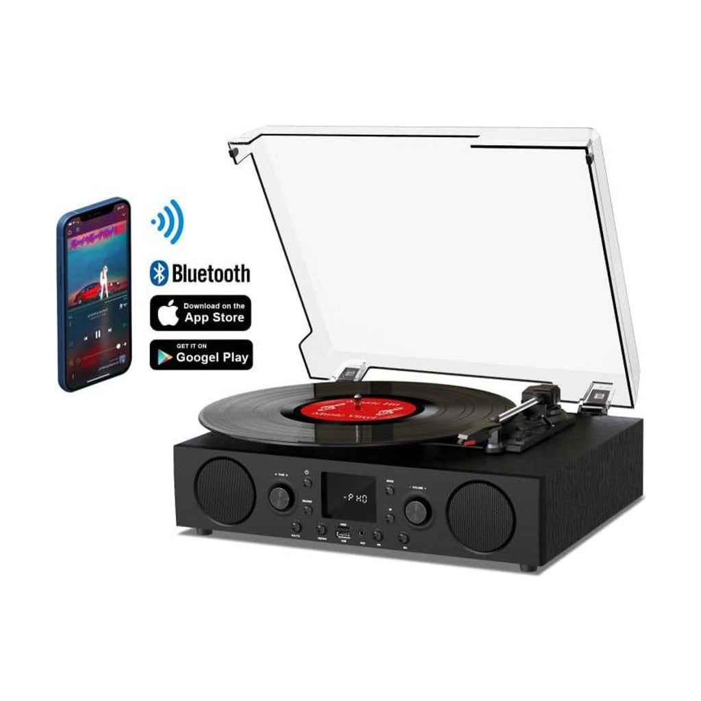 Platine Vinyle Radio FM Vintage — vue 2 | Kaddanse